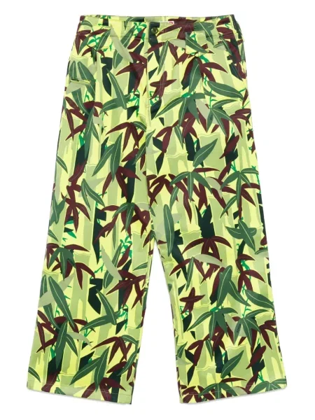 Pantaloni Kenzo cu imagine verde