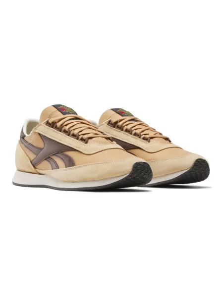 Sneakersy Reebok skórzane brązowe