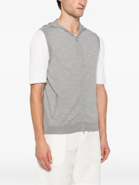 Жилетка Gran Sasso с качулка сиво