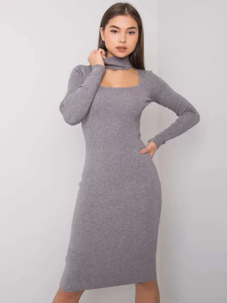 Rochie Fashionhunters de costum gri