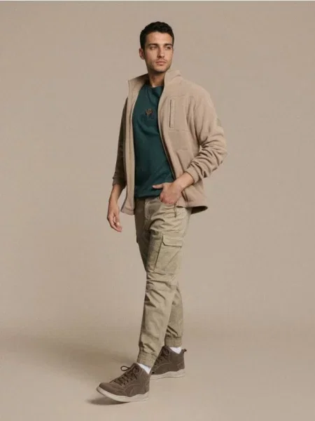 Sinsay Kalhoty cargo béžová