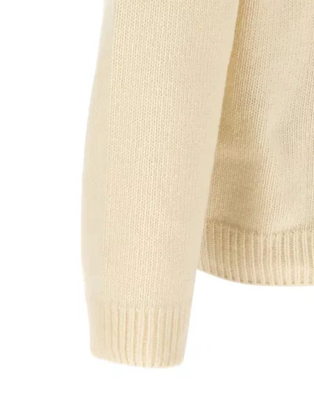 Pulover Off-white alb
