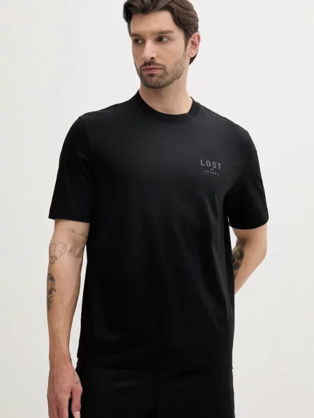 Armani Exchange Tricou negru