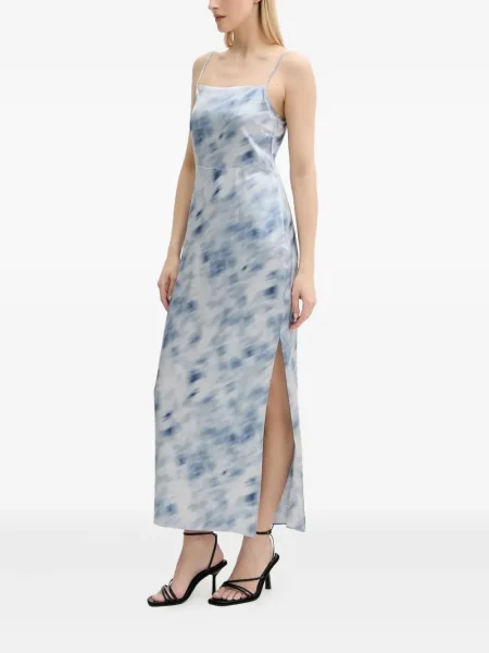 Rochie maxi Samsøe Samsøe de costum albastru