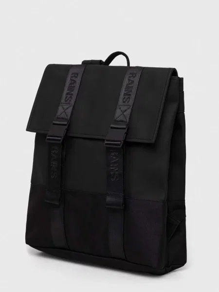Rains Trail MSN Bag Black Unisex Plecaki i torby Rains Size: One size czarny