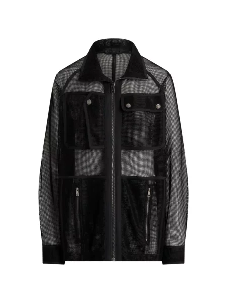Geacă Lauren Ralph Lauren plasă negru
