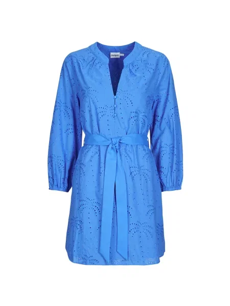 Mini obleka Desigual modra