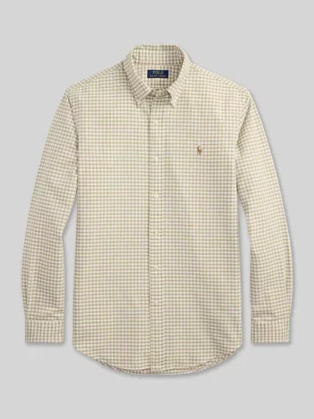 Koszula casualowa o kroju regular fit z czystej bawełny Polo Ralph Lauren beżowa