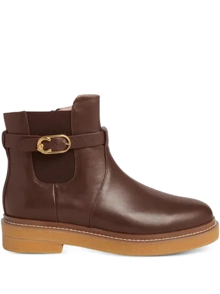 Botine Coccinelle cu cataramă maro