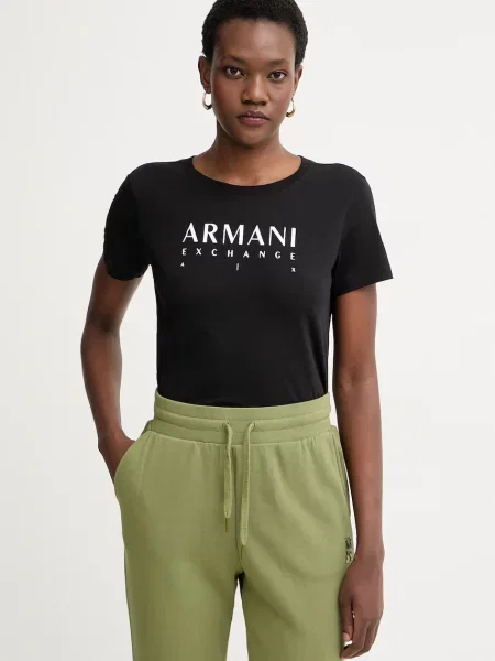 Armani Exchange tričko černé