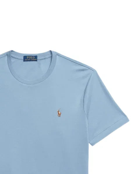 Șapcă Polo Ralph Lauren din fleece cu dungi cu volane albastru
