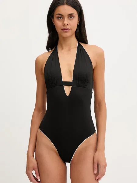 Max Mara Beachwear oboustranné jednodílné plavky CHENZIA černé