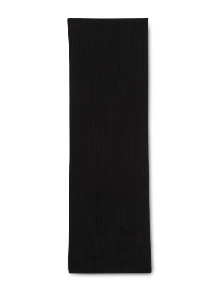 Calvin Klein Šal Ck Metal Wool Rib Scarf črna