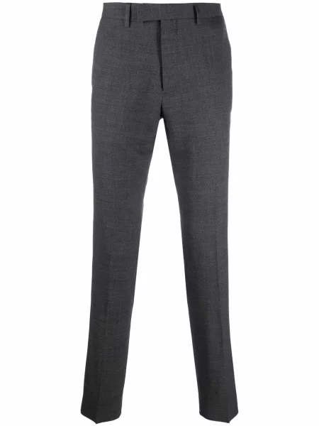 Pantaloni Sandro de lână gri