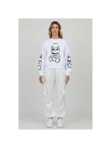 Bluza nierozpinana Disclaimer biała