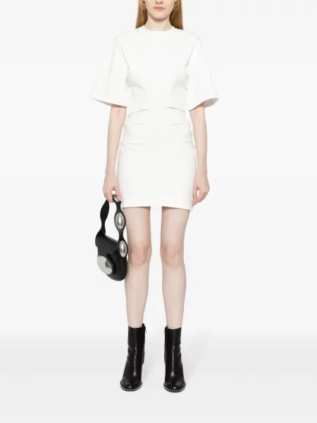 Džersis drapiruotas suknele Alexander Wang balta