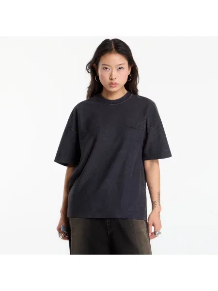 T-shirt Carhartt WIP S/S Lambert T-Shirt UNISEX Black Moon Wash L μαύρο