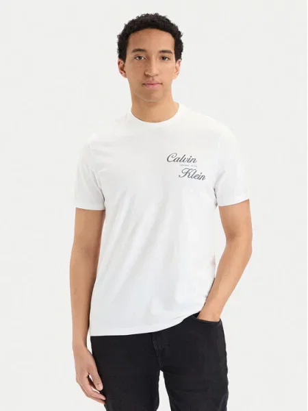 Calvin Klein Jeans Majica SS EU bela