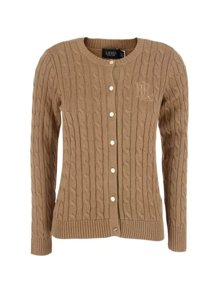 Cardigan Lauren Ralph Lauren tricotate maro