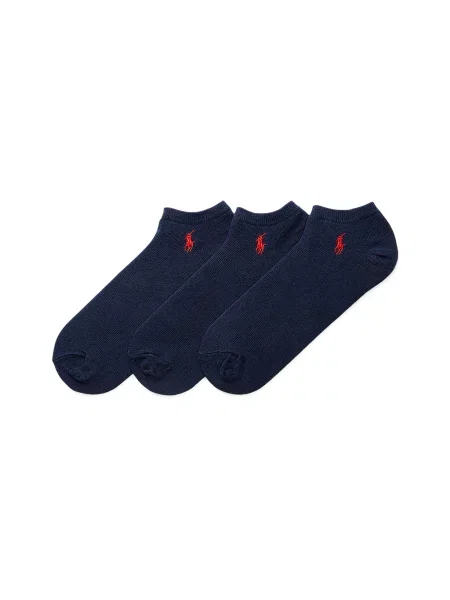Polo Ralph Lauren Κάλτσες Ghost Ped μπλε μαρέν / σκούρο κόκκινο