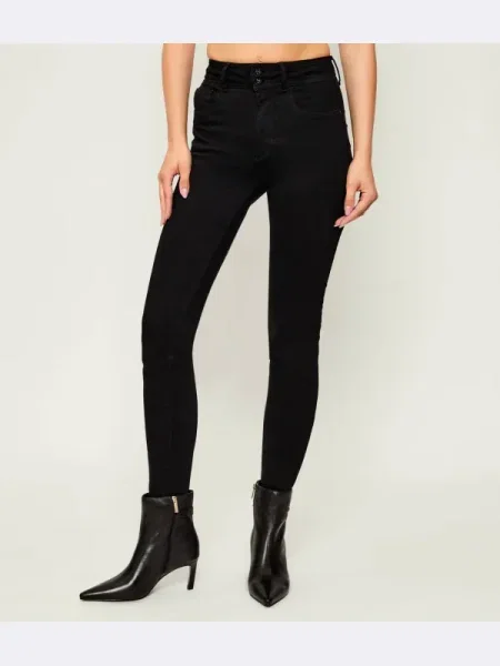 GUESS Blugi SHAPE UP | Skinny fit | high waist negru