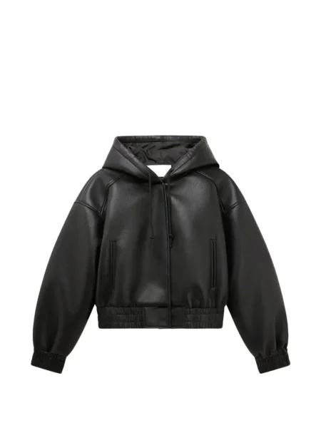 Geacă The Frankie Shop cu glugă negru