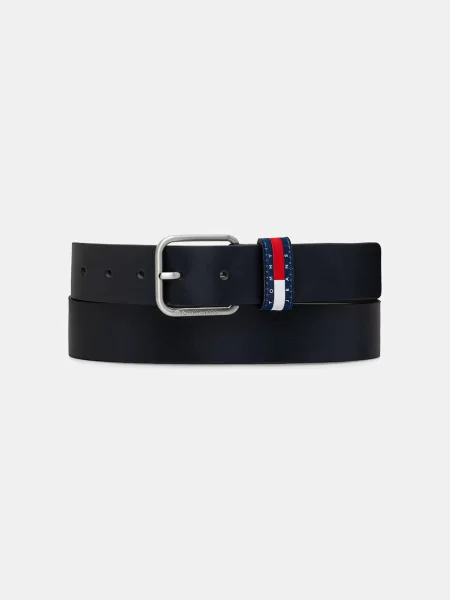 Tommy Jeans remen za muškarce kožni plava