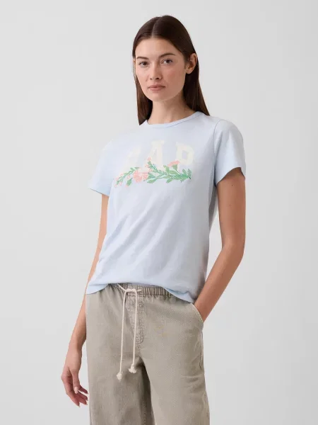 Tricou Gap cu autograf albastru