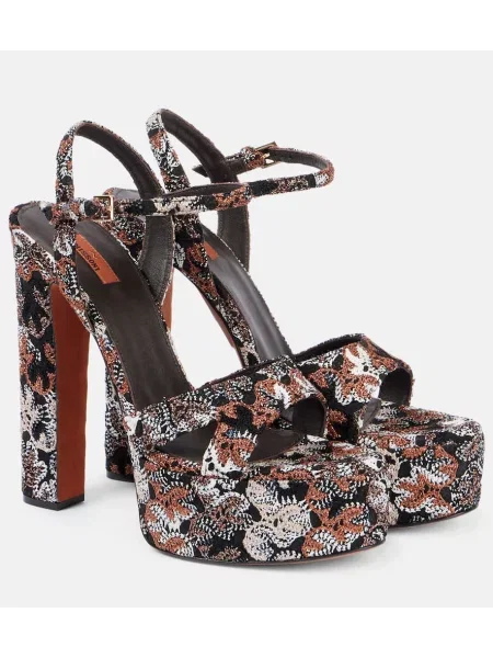 Sandale Missoni cu platformă