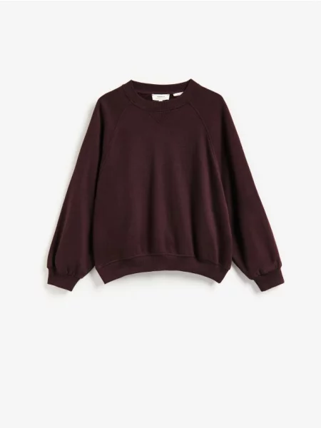 Reserved LADIES` JOGGING TOP maro-închis maro