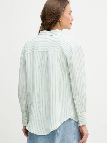 U.S. Polo Assn. cămașă cu in LOOSE FIT verde