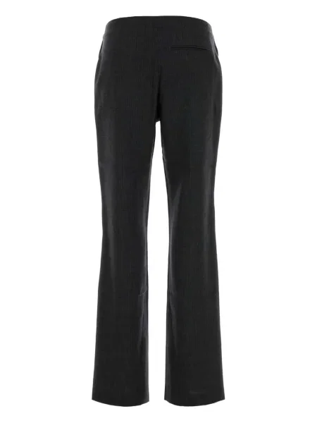 Pantaloni Our Legacy cu broderie de lână gri