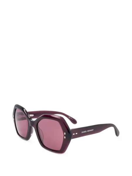 Ochelari de soare Isabel Marant cu imprimeu geometric violet
