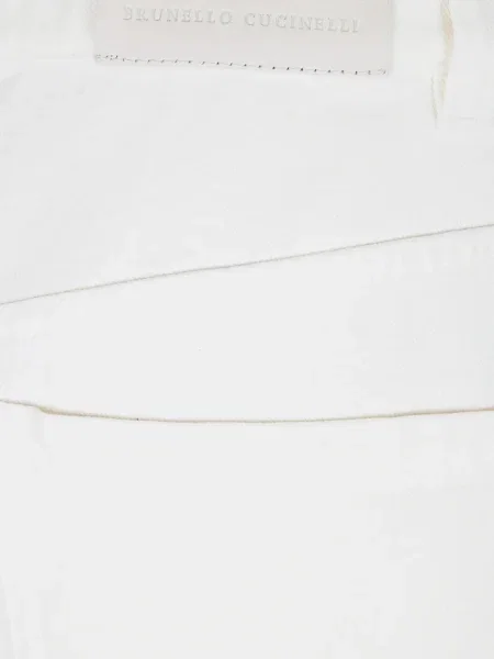 Pantaloni Brunello Cucinelli alb