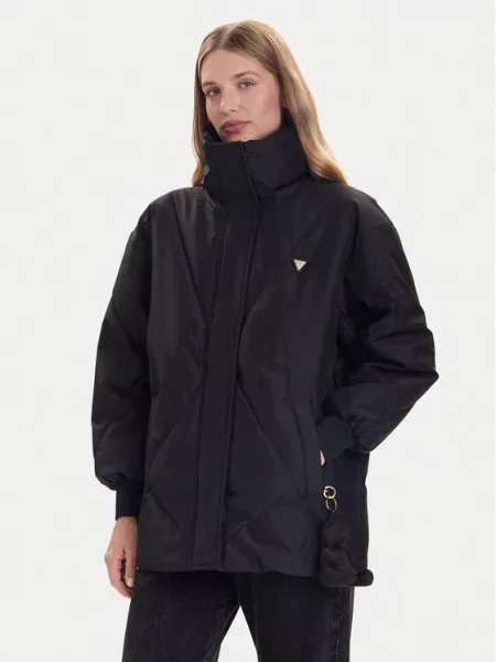 Guess Zimska jakna črna