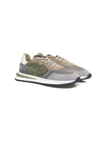 Sneakersy Philippe Model skórzane zielone