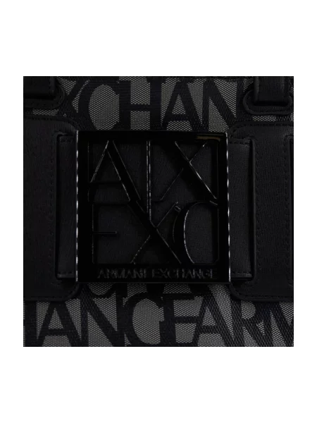 ARMANI EXCHANGE Kabelka světle béžová černá