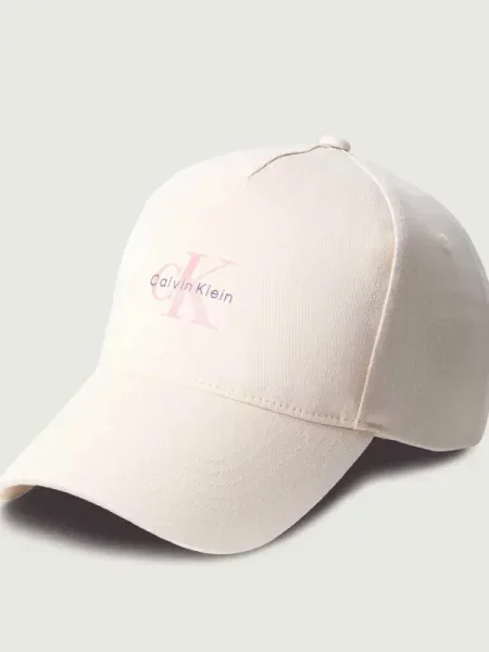 Calvin Klein Șapcă roșu / alb bej
