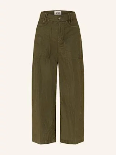 Drykorn Jeansy Barrel Derive gruen zielone