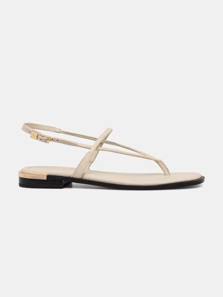 Tommy Hilfiger De piele sandale bej