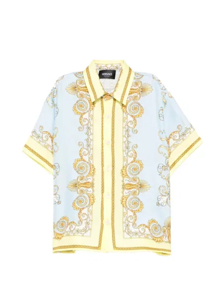 Koszula dziecięca Versace niebieska
