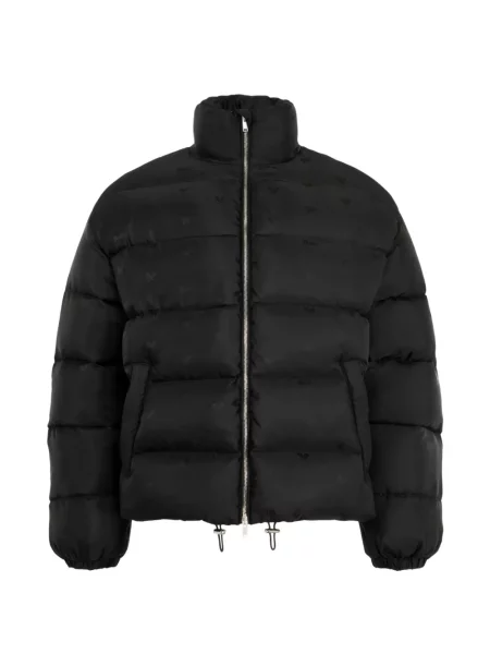 Geacă cu puf Rhude cu model paisley din jacard negru