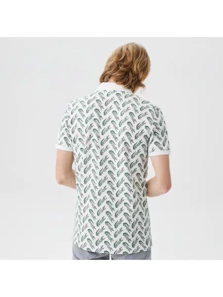 Поло Lacoste белое