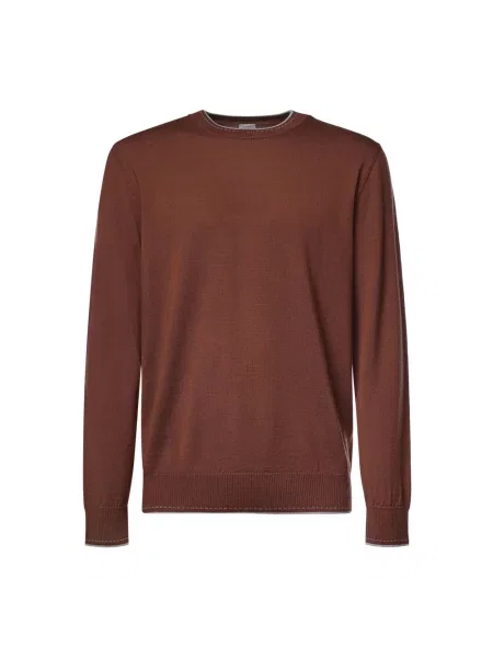 Sweter Eleventy brązowy