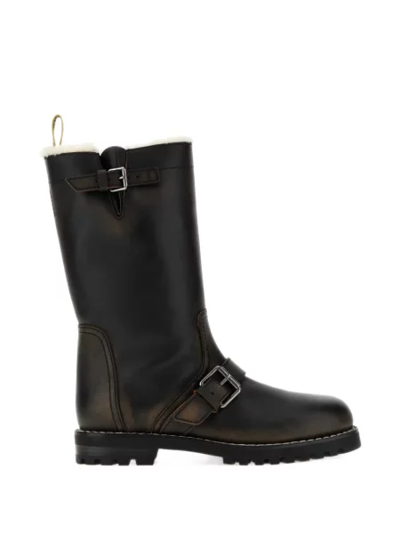 Botine Fendi din piele alb