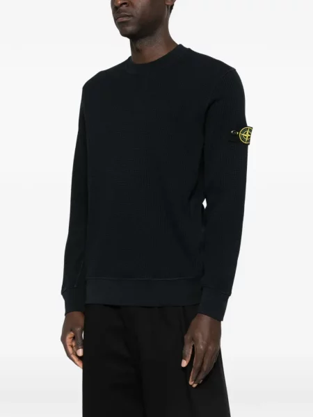 Hanorac Stone Island cu strasuri albastru