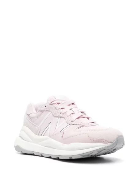 Sneakersy New Balance 574 z nadrukiem w zebrę różowe