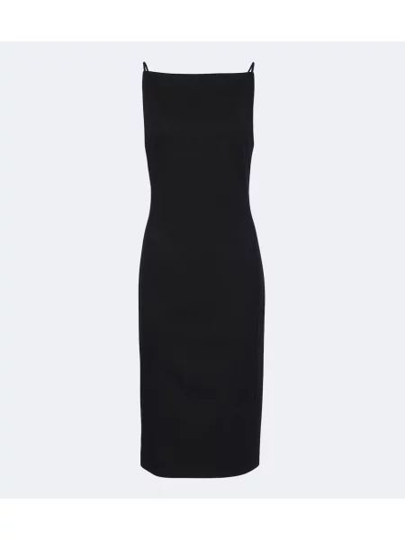Rochie midi Gucci de lână negru