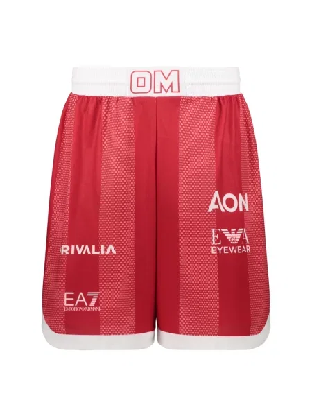 Bermudy Emporio Armani Ea7 czerwone
