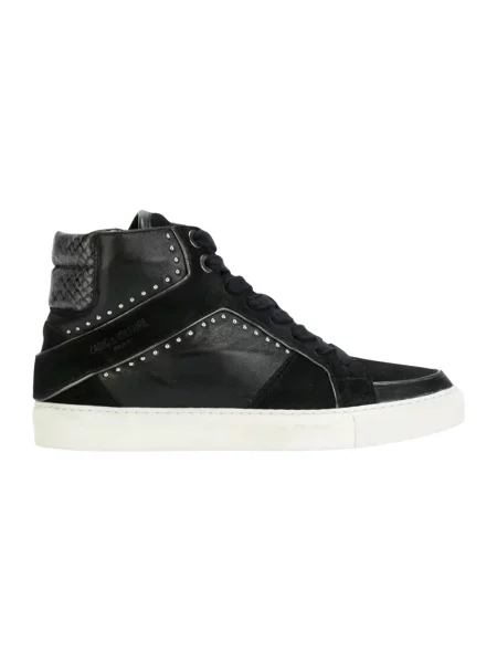 Sneakersy Zadig & Voltaire skórzane czarne